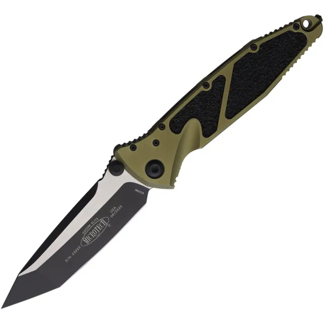 Microtech SOCOM Elite 161-1OD 3.98 In Black ODG ALU HNDL