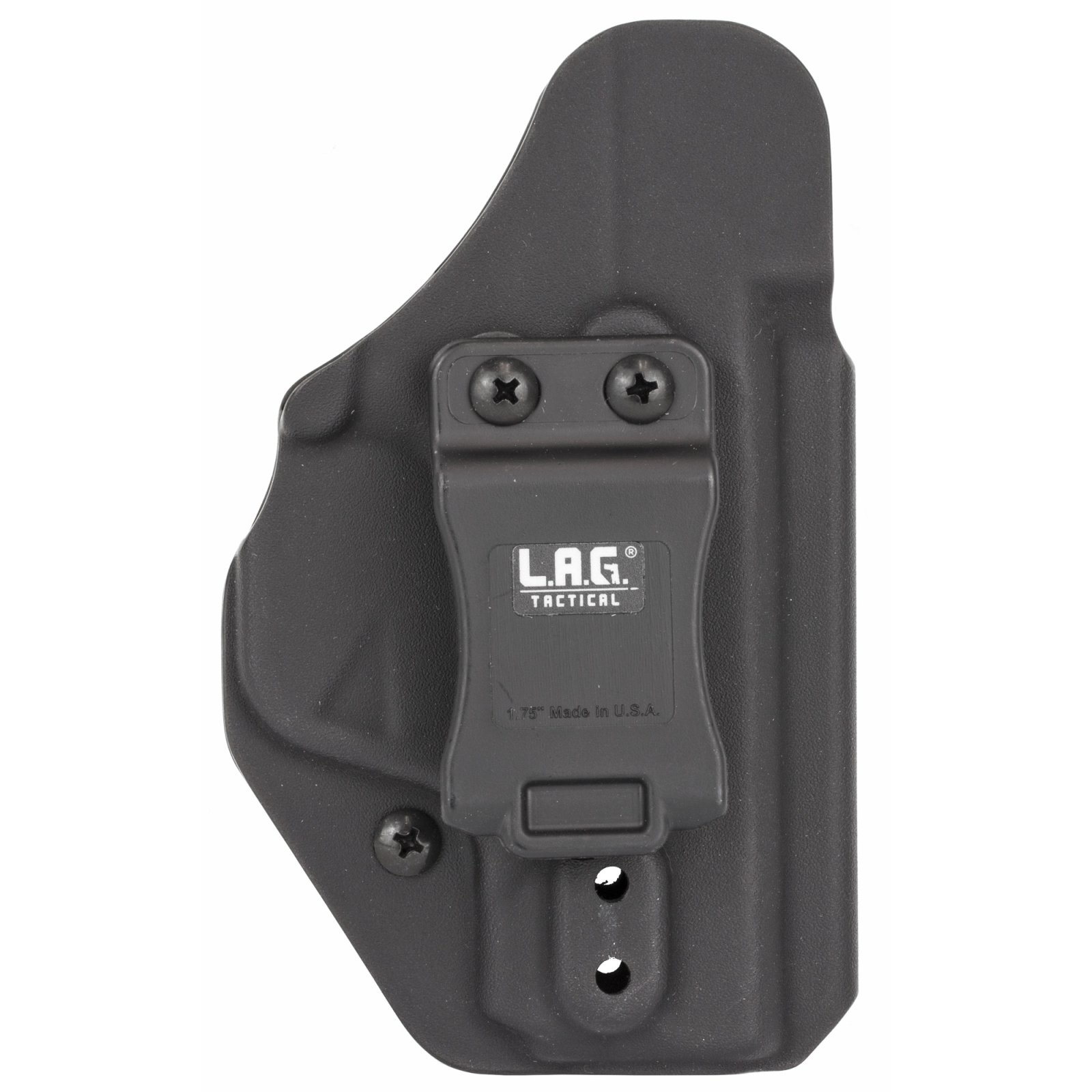 L.A.G. Tactical 70300 Liberator MKII Holster, Ambidextrous, Kydex, Black - L.A.G. Tactical, Inc. - 9/40