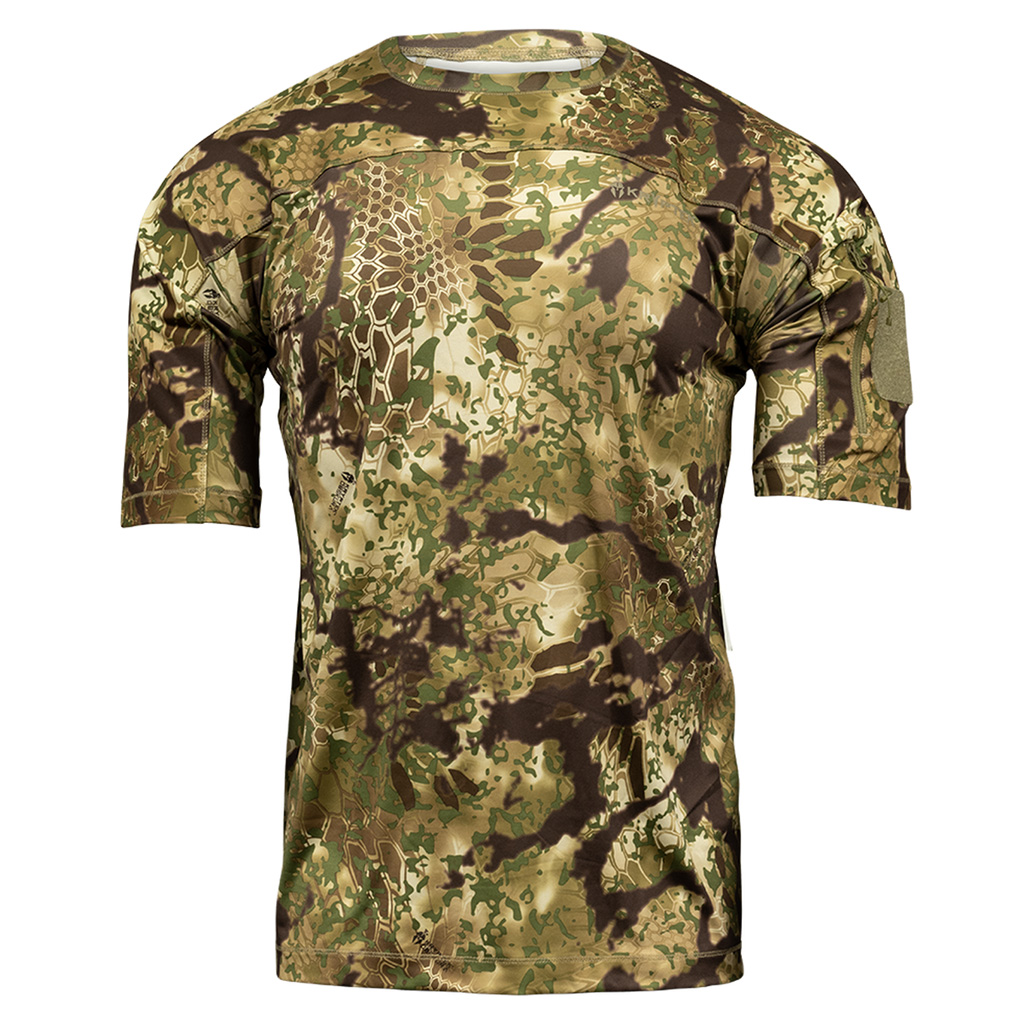 Kryptek 18VALSSRTS4 Valhalla Crew Shirt Obskura Transitional Medium