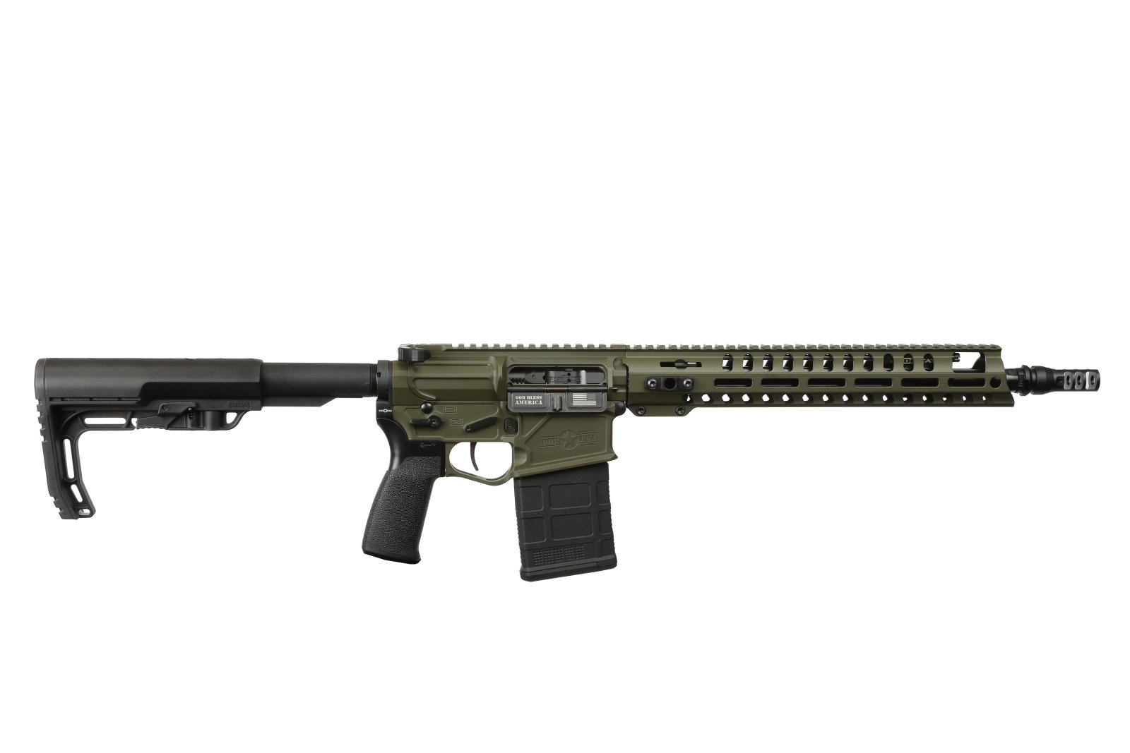 Buy POF 02065 Rogue 308 Win 13.75" Olive Cerakote 20+1 Semi-Auto Rifle online