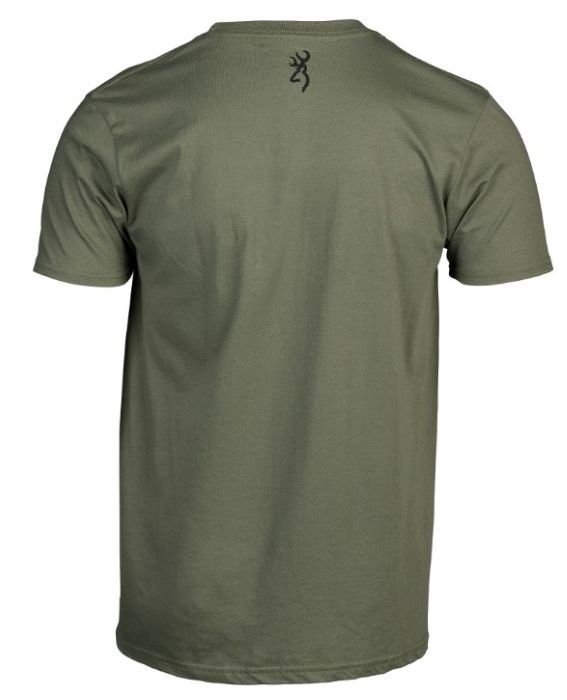 Browning SS T-SHIRT CAMO BUCKMARK GREEN/OVIX