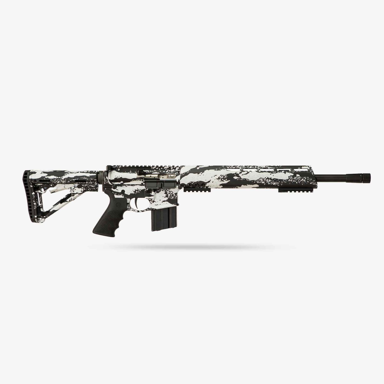 Brenton PS18SM22RA 223 Rem 18in Snow Camo Adjustable - BRENTON_USA_INC