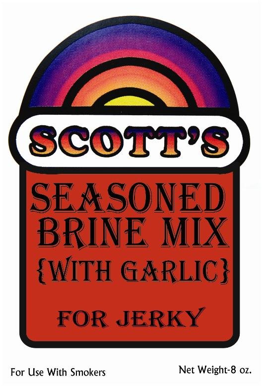 SCOTT'S BRINE MIX  JERKY W/GARLIC