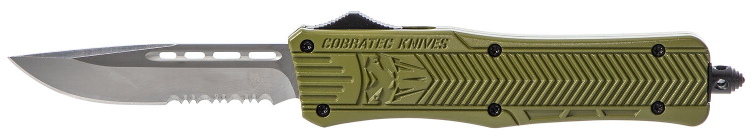 Buy CobraTec MODCTK1MDS CTK-1 Medium 3" OTF D2 Blade OD Green Handle online