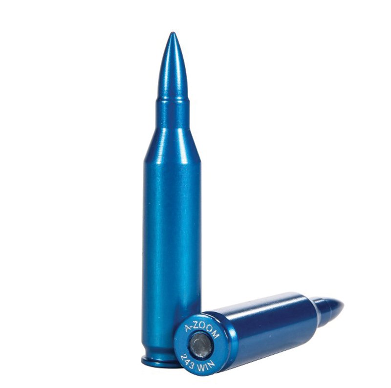 Pachmayr 12323 A-Zoom .243 Win Snap Caps Aluminum Blue 5 Pack