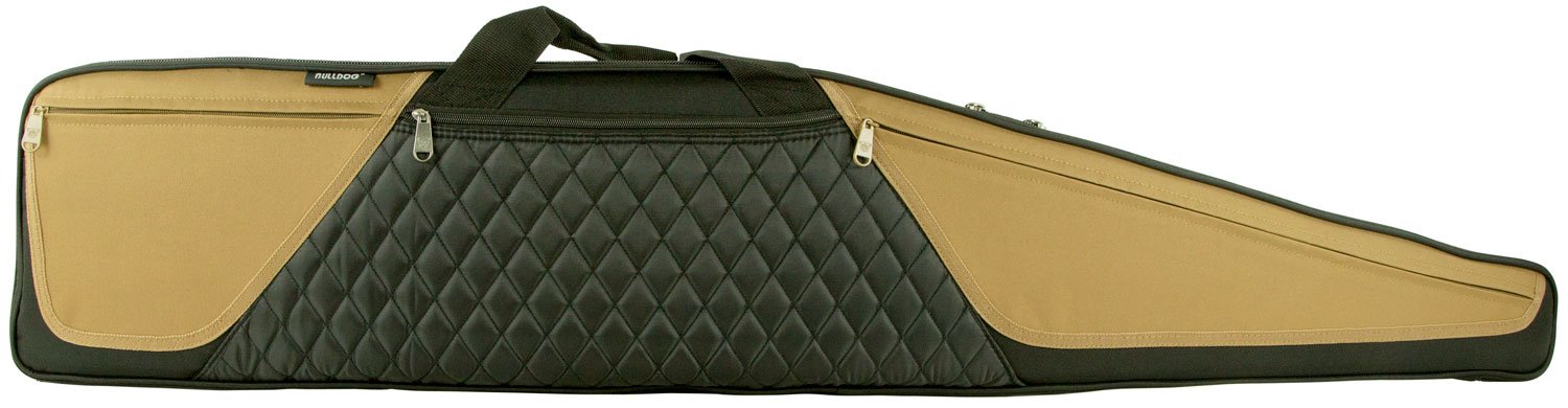 Bulldog BD360 Elite Rifle Case 48" Black/Tan Water-Resistant Nylon - Bulldog - BLACK/TAN