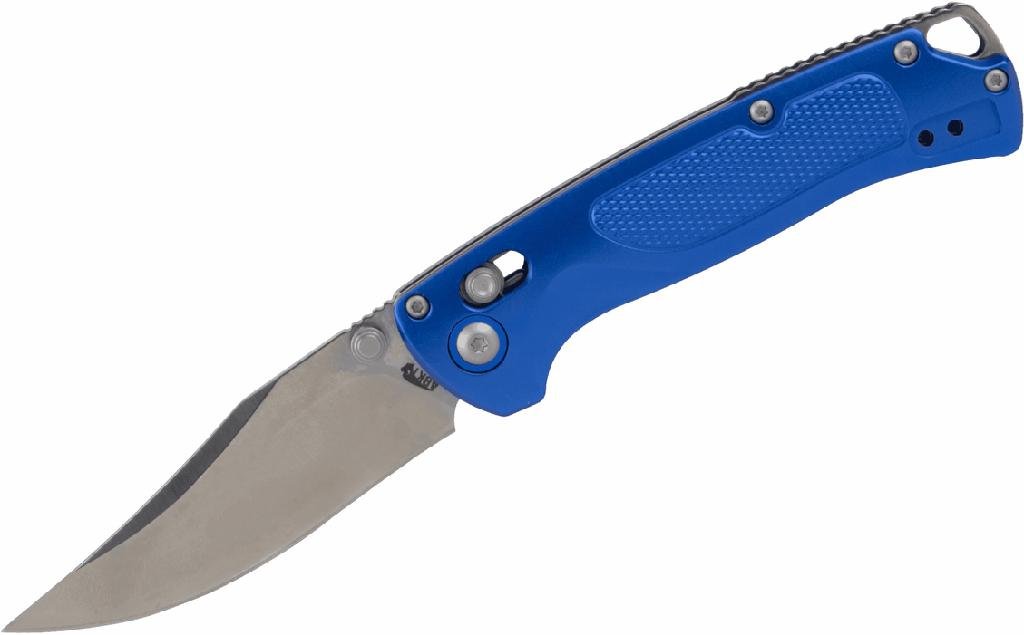 ABKT ELITE EDC SIEGE FOLDING KNIFE  3.25' BLADE  BLUE ALUMINUM HANDLE