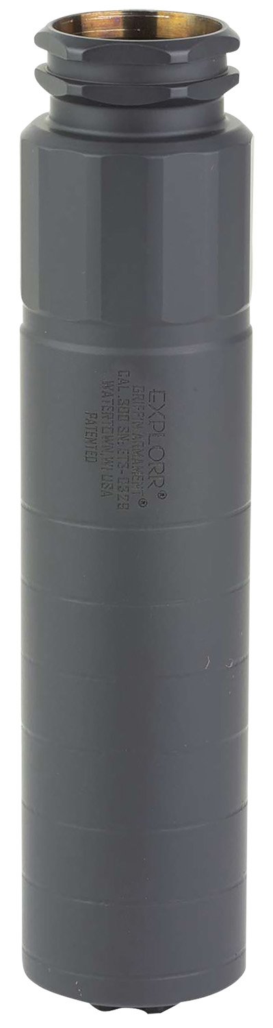 Griffin Armament GAET3W Explorr 30 Cal Suppressor 6.5 in Black Stainless St - Griffin Armament - 7.62MM