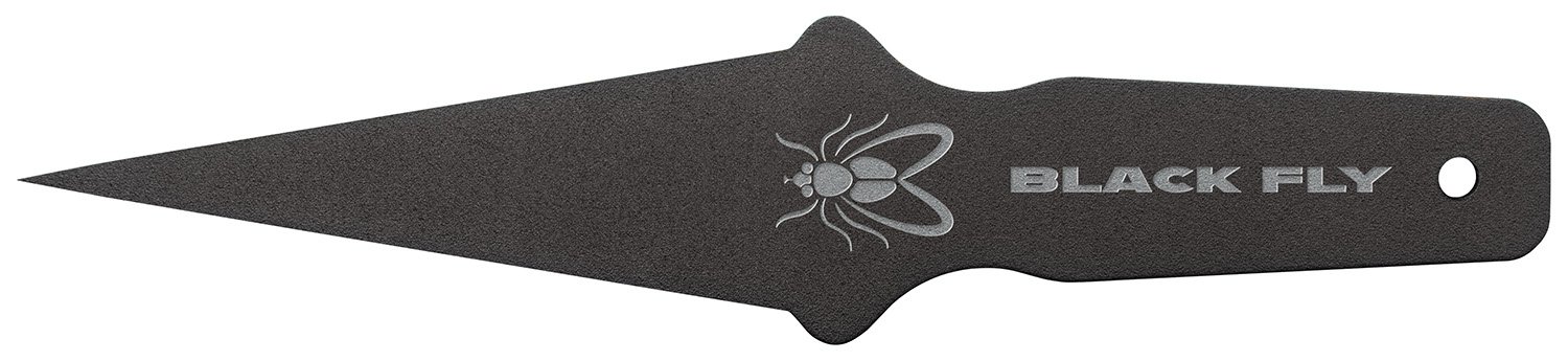 Buy Cold Steel CS80STMA Black Fly Thrower Fixed Plain Black 1055 Carbon Steel Blade/Handle online