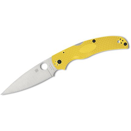 Spyderco C244PYL Native Chief Salt Yellow Lightweight CPM MagnaCut Knife - Spyderco