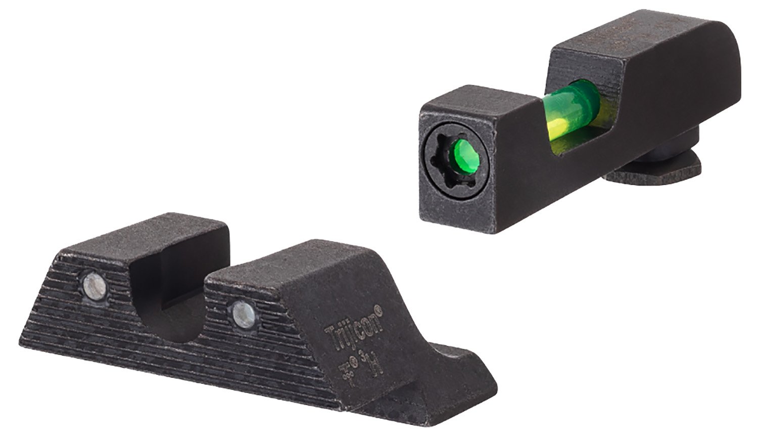 Trijicon DI Glock Large Frame Night Sights, Tritium, Green Fiber