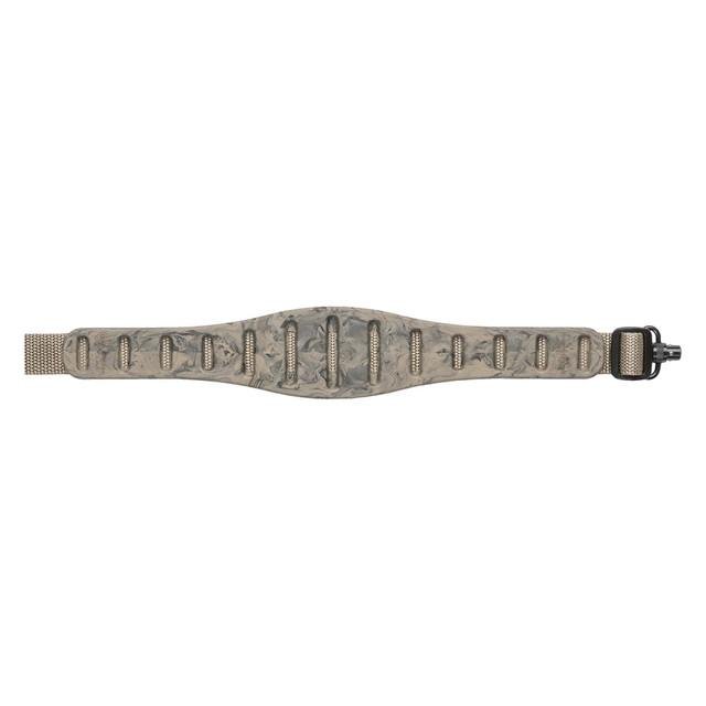 Quake Claw Contour Sling with Dual Q.R. Swivels, Sand Camo - UV Stabilized, Odor-Resistant, Non-Slip Pad, Nylon/Thermoplastic Rubber Material - Quake - 243