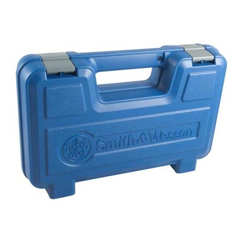 S&W Plastic Pistol Case Large 6.5"-8.375" Blue Handgun - Smith & Wesson
