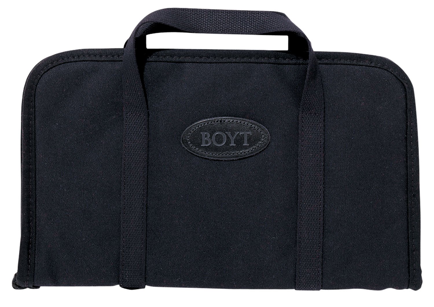 Boyt Harness 0PP650003 Rectangular Pistol Rug Black Canvas Holds Handgun - Boyt Harness Company - BLACK