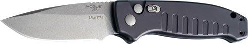Hogue Ballista-I Auto Knife 3.5 Inch Drop Point Black Blade
