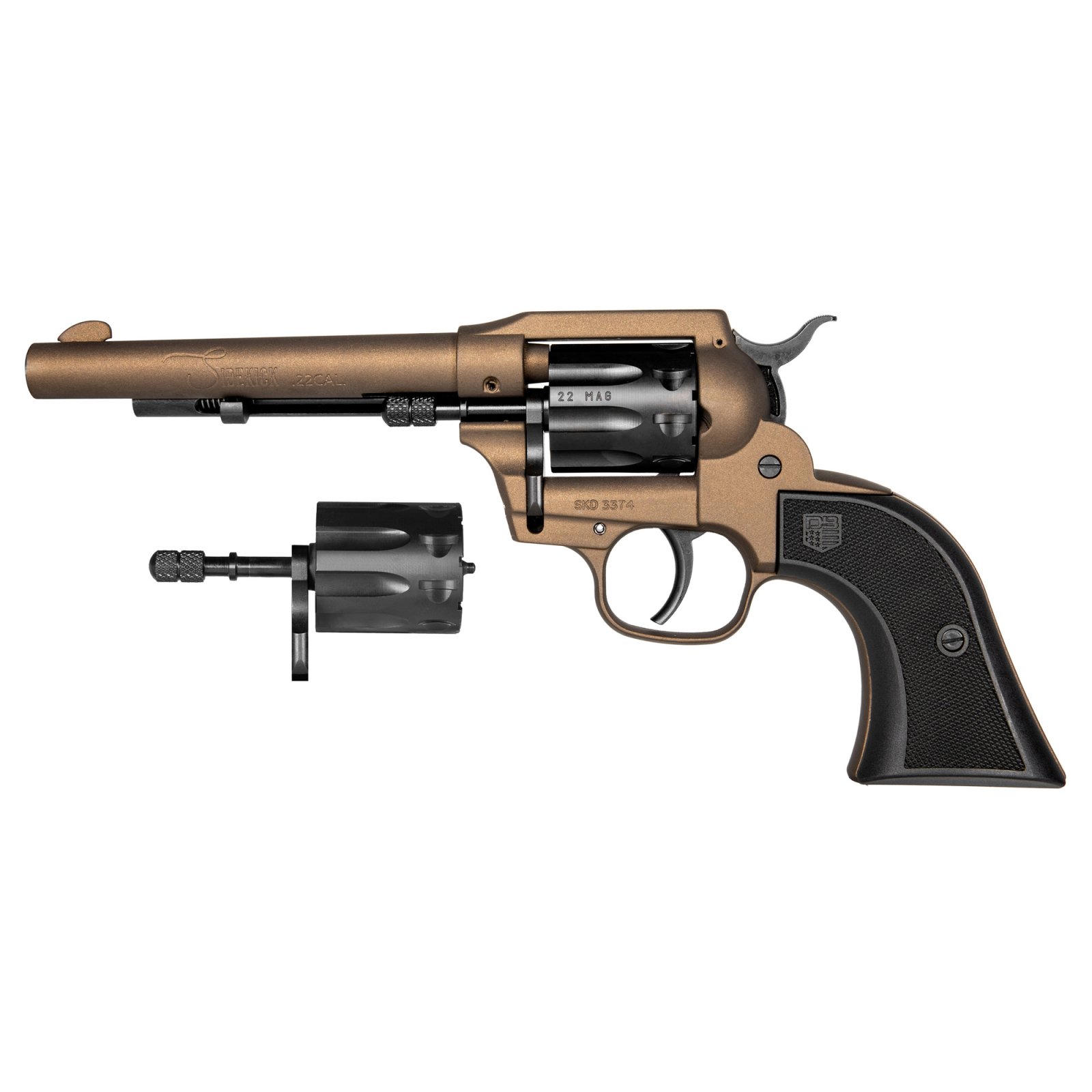 DIAMONDBACK Sidekick 22LR/22WMR 5.5in 9rd Midnight Brnz Revolver DB053CA071