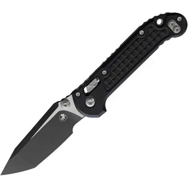 Microtech LUDT G3 3.5 In Ram-Lok T/E Black Frag Aluminium Handle