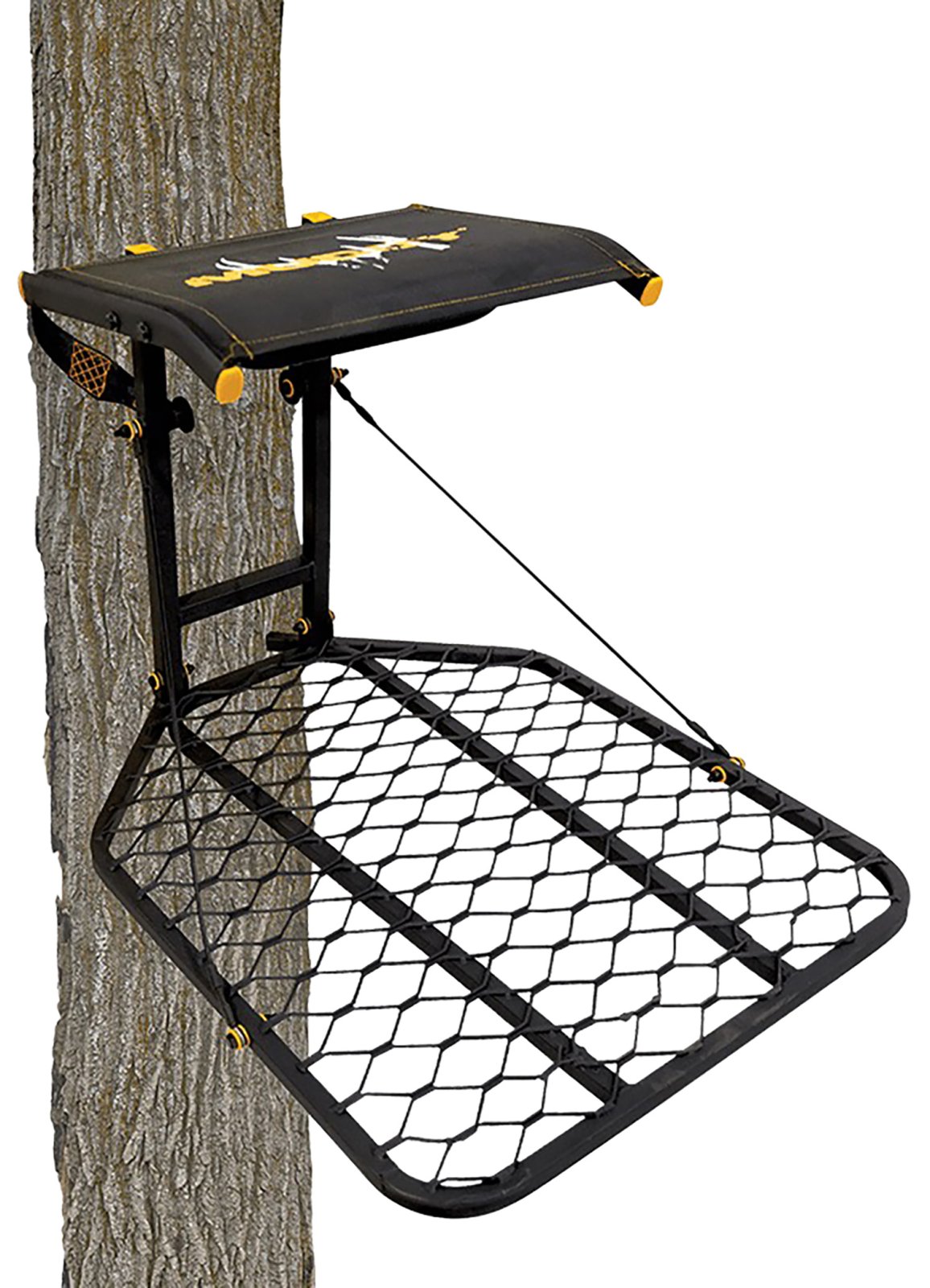 Muddy MUDMFP1080 Boss Hang-On Stand Black Flex-Tek Steel 24"x30" Platform - Muddy Outdoors