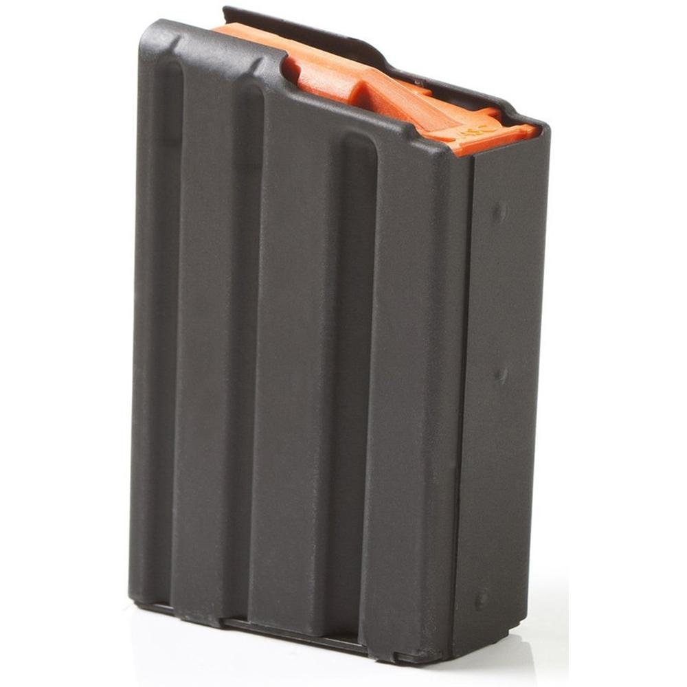 ASC AR Family Rifle Magazine Orange Follower .223 Remington Black Aluminum 10/rd - Asc