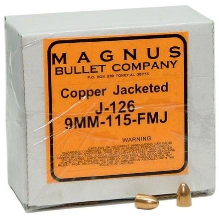 Allstar/Magnus Bullets 9mm .355 115 gr FMJ 500/ct