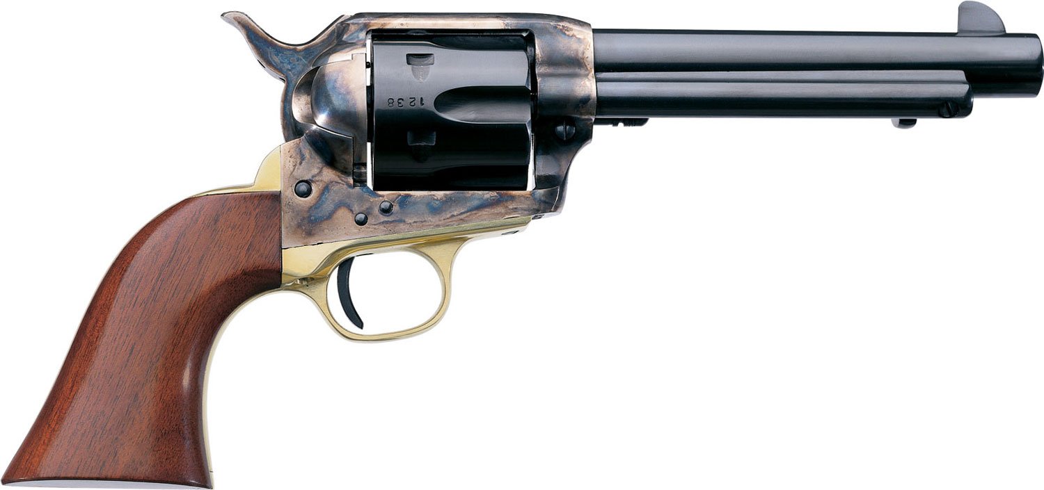 Revolver Taylors & Company 1873 357 Magnum 5.5" Barrel Brass Cattleman 441 - TAY - SAO