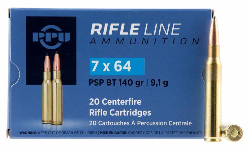 Prvi Partizan PP764 7x64 139gr PSPBT Rifle Ammo 20/Box
