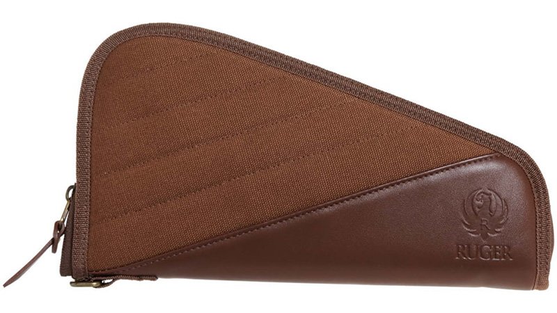 Allen 27804 Ruger Wrangler Revolver Case Caramel 11" Soft Cotton Canvas Faux Leather Exterior