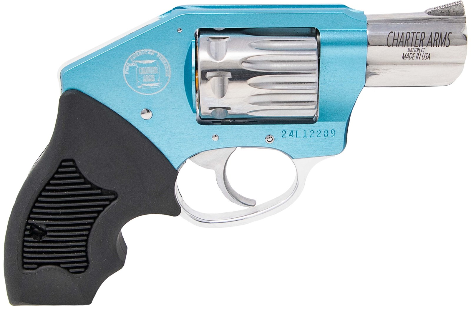 CHARTER ARMS THE WALKER 22 MAG 2IN BARREL 8RD BLUE/HI-POLISH ALUM FRAME SMALL COMPACT GRIP CONCEALED HAMMER 52371