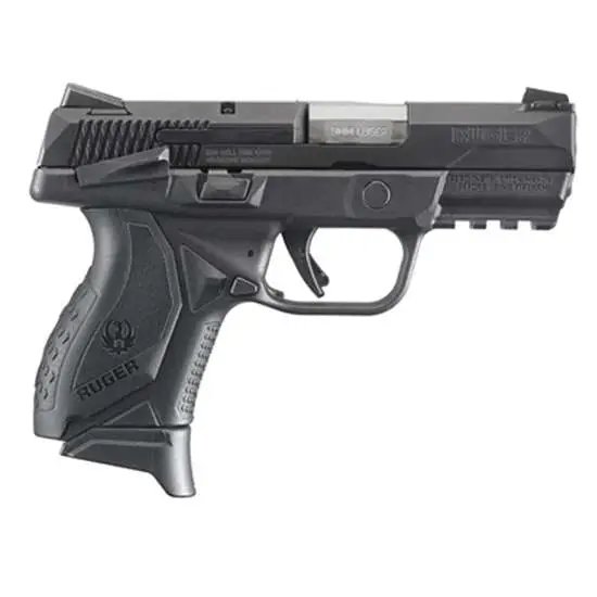 dRUG AMERICAN PSTL COMPACT 9MM 3.6" BLK/BLK 10+1 MS