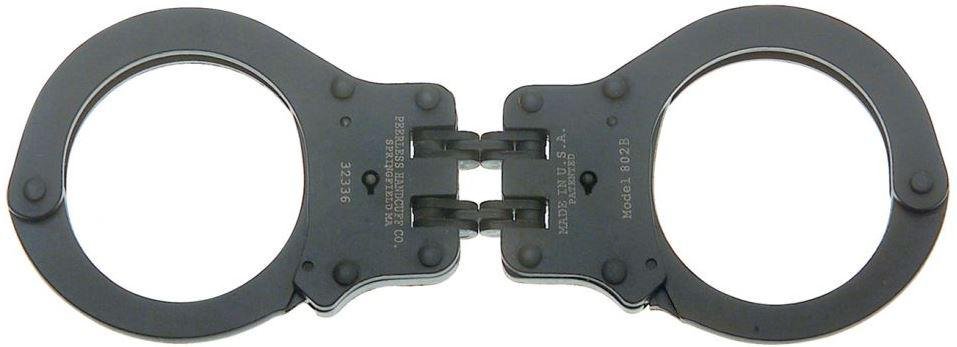 PEERLESS M/802 STD HINGED BLK HANDCUFF