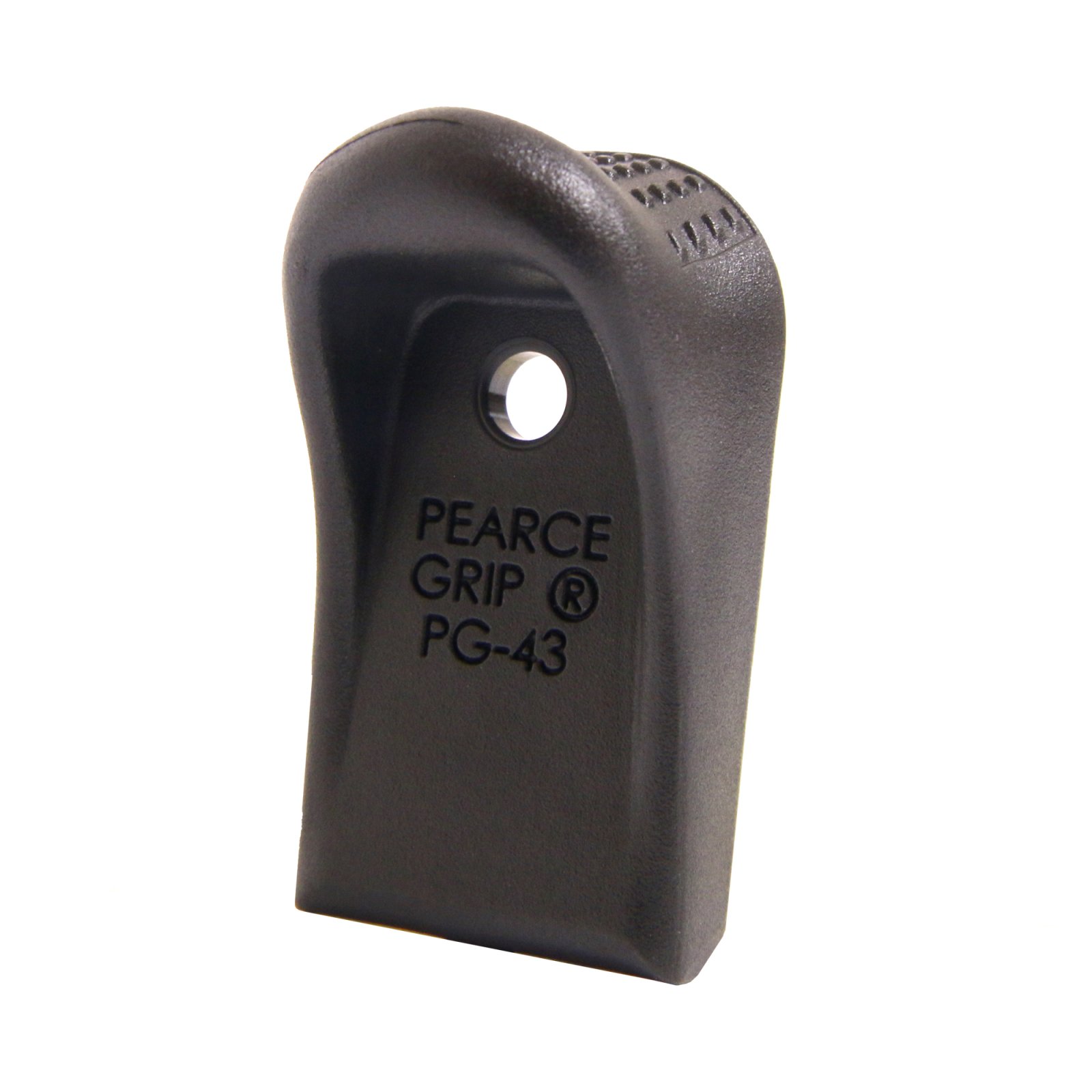 Pearce PG43 Grip Extension for Glock 43 9mm Black Polymer 0.75 in