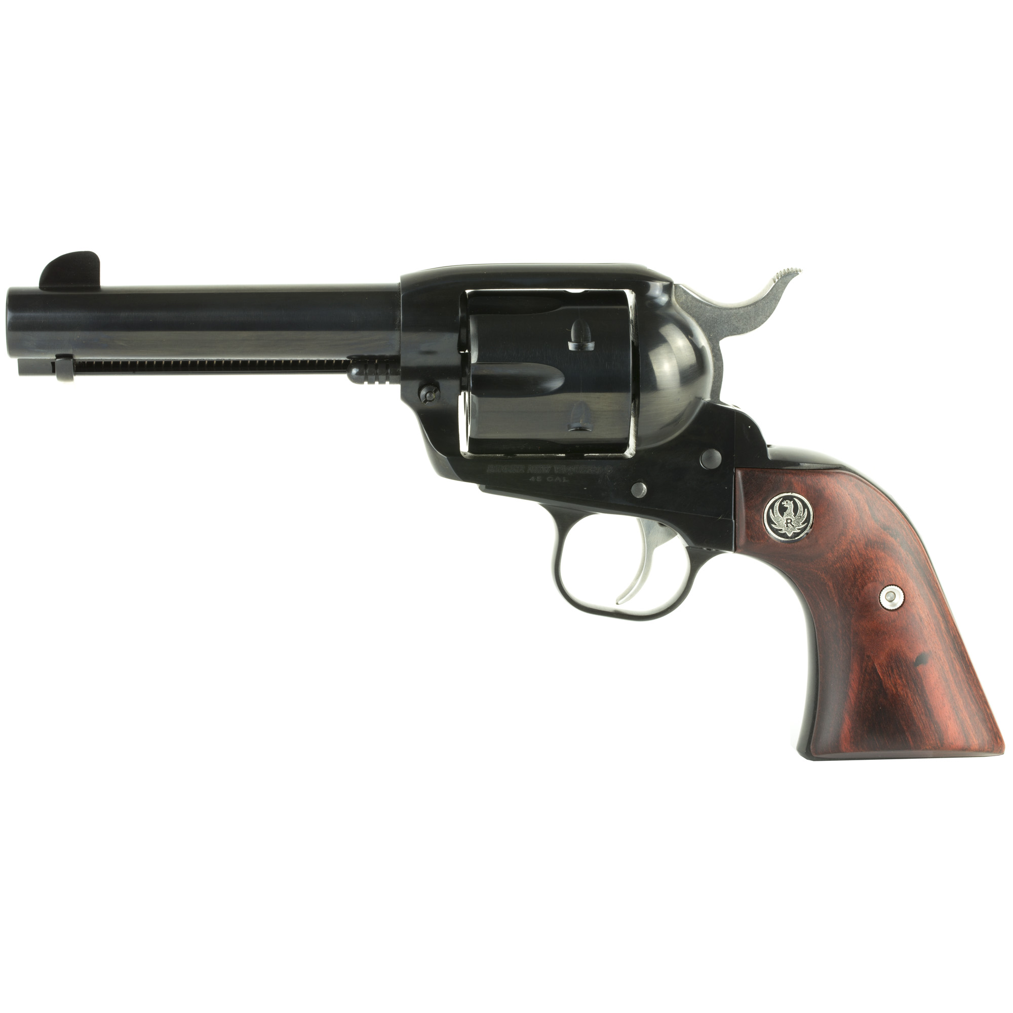 Ruger 5102 Vaquero Revolver, 45 Colt Caliber, 4.62" Barrel, 6-Round, Blued Alloy Steel, Hardwood Grip