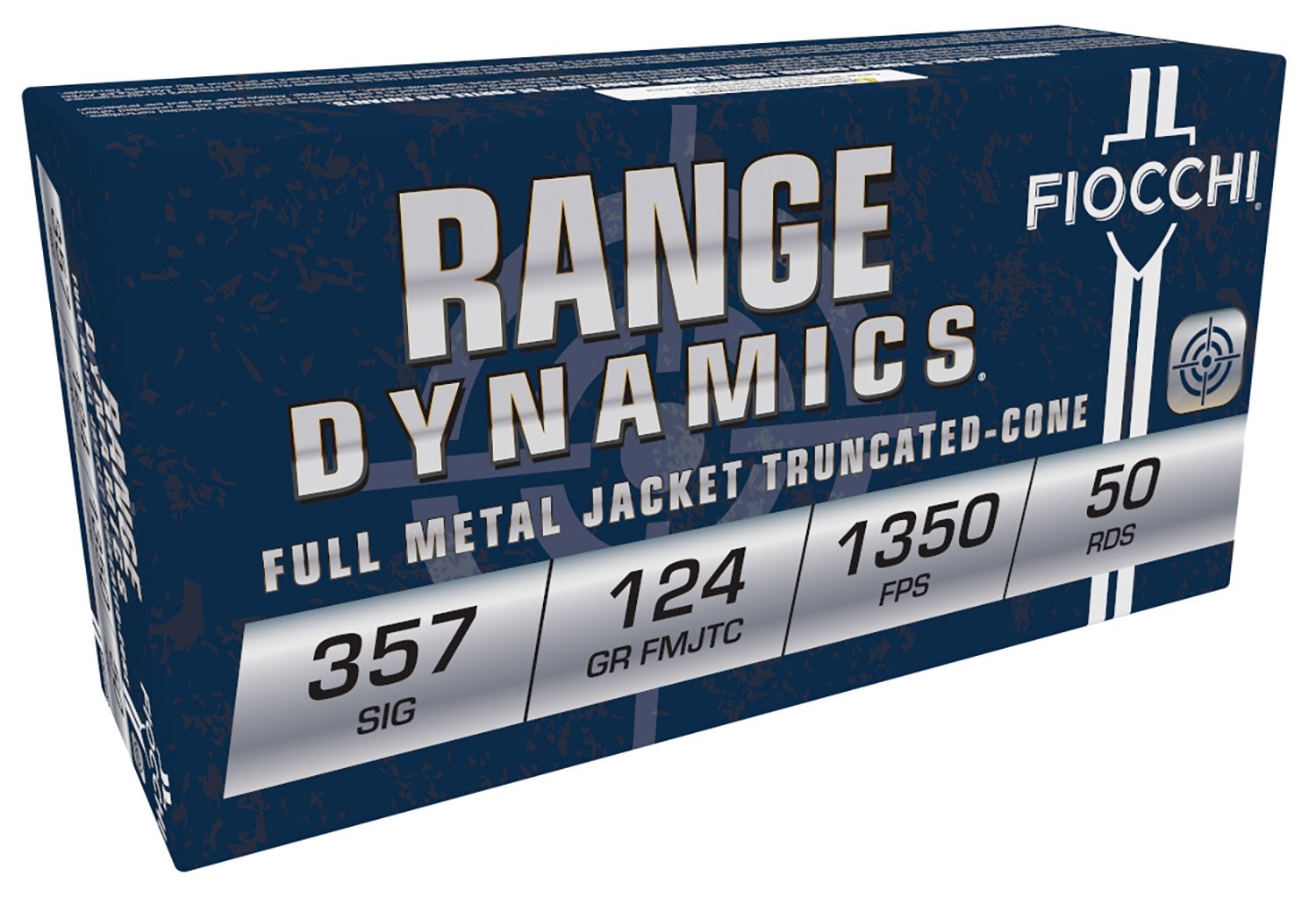 Fiocchi 357SIGAP 357 Sig 124gr FMJ 50 Rounds Box - Fiocchi - FULL METAL JACKET