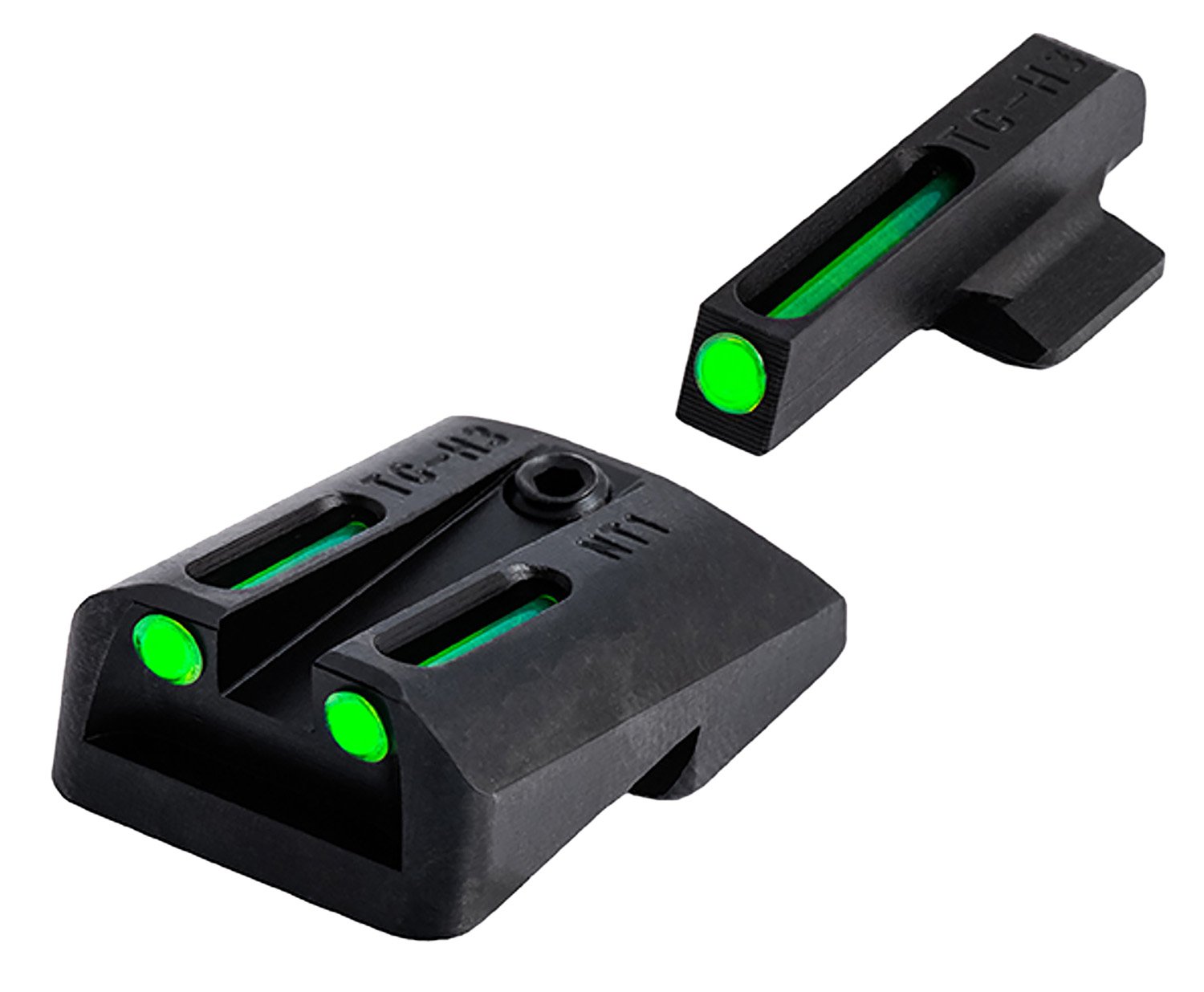 Buy TruGlo TG131NT3 TFO Green Tritium Fiber Optic Sights 1911 Officer/Commander online