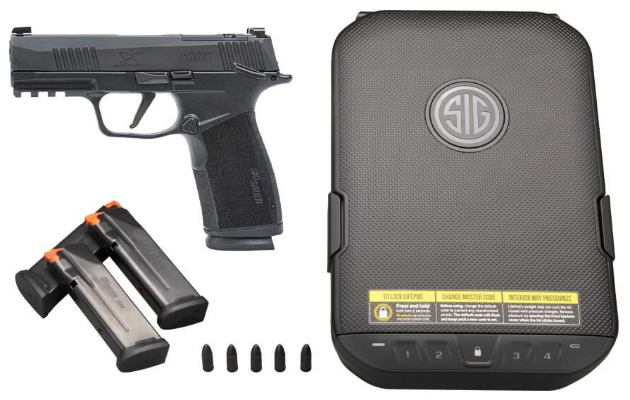 Sig Sauer P365 XMACRO Kit 9mm Luger 10rd Magazines(2) 3.7 Barrel Dummy Rounds Certificate for LifePod