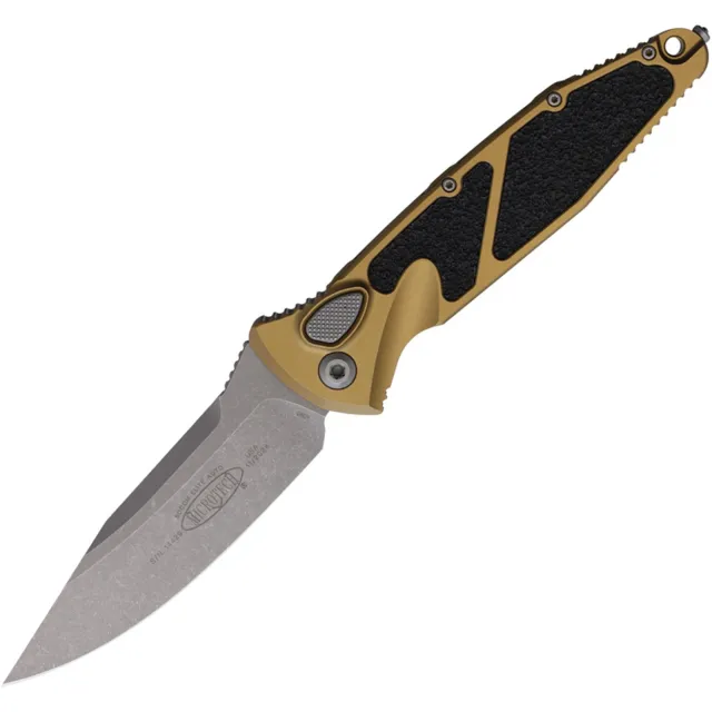 Microtech Socom Elite 3.98 In SE Auto Apocalyptic Tan Aluminum Handle