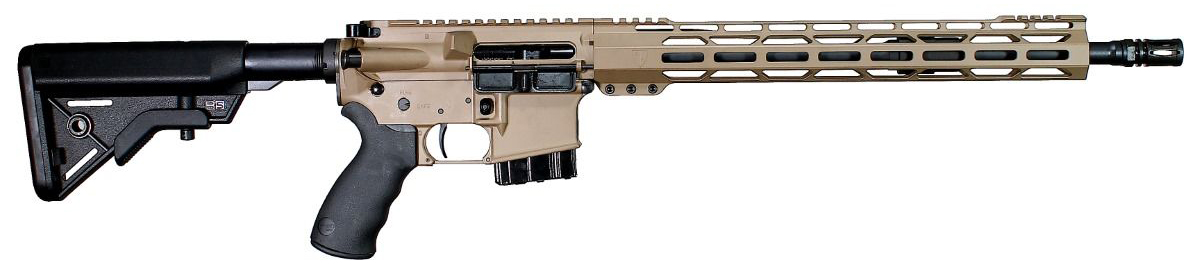 Alexander Arms Tactical 6.5 Grendel Rifle, FDE Finish, 18" Barrel, 1:7.5 Twist, TCE Hand Guard, B5 Stock, Ergo Grip, Velocity Trigger