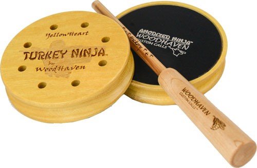 Woodhaven WH086 Anodized Ninja Friction Call Aluminum/Wood Black/Natural - Woodhaven Calls