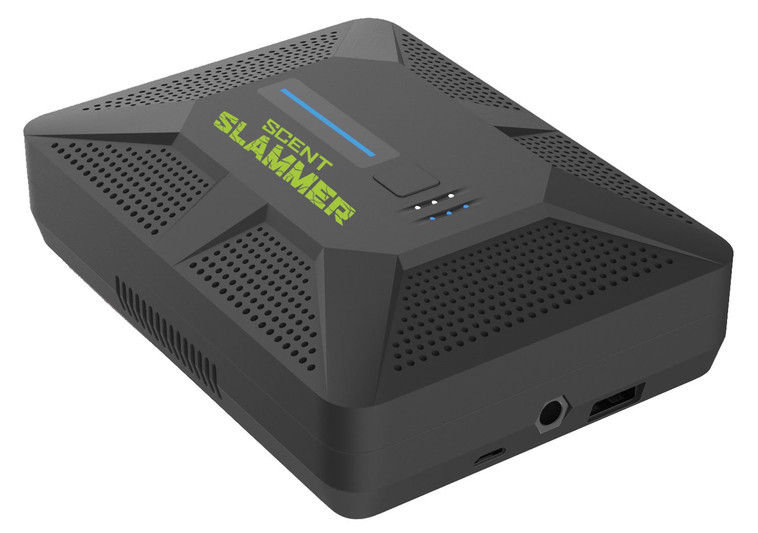HME OZDEV Scent Slammer 2-in-1 Ozone Odor Eliminator, 320 sq ft, Black