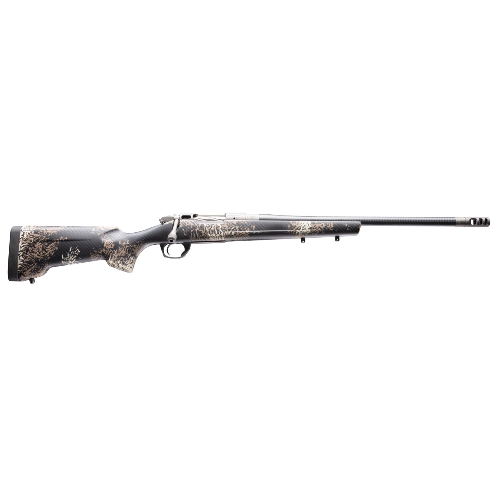 Bergar Cima Pro Rifle 308 Win 20 in. CF w/Brown & Tan Sponge 5 rd.