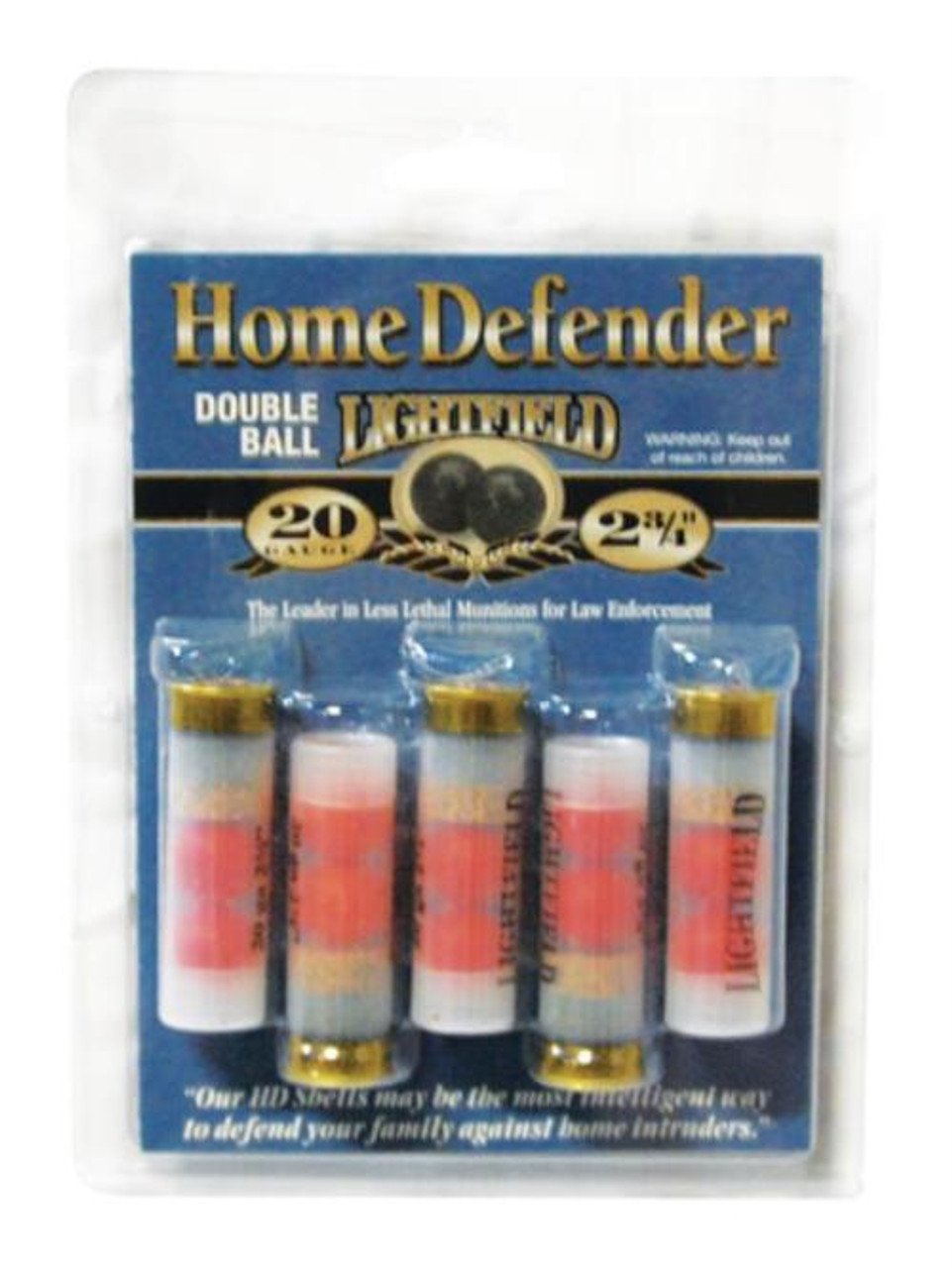 Lightfield DBHD-20 Home Defense 20GA 2.75in Double Ball 5rd
