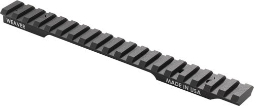 Weaver Winchester XPR Short Action Tactical Base, 6061 T6 Aluminum, Extended Multi-Slot, Anodized Matte Black - Weaver - MULTI-SLOT BASE