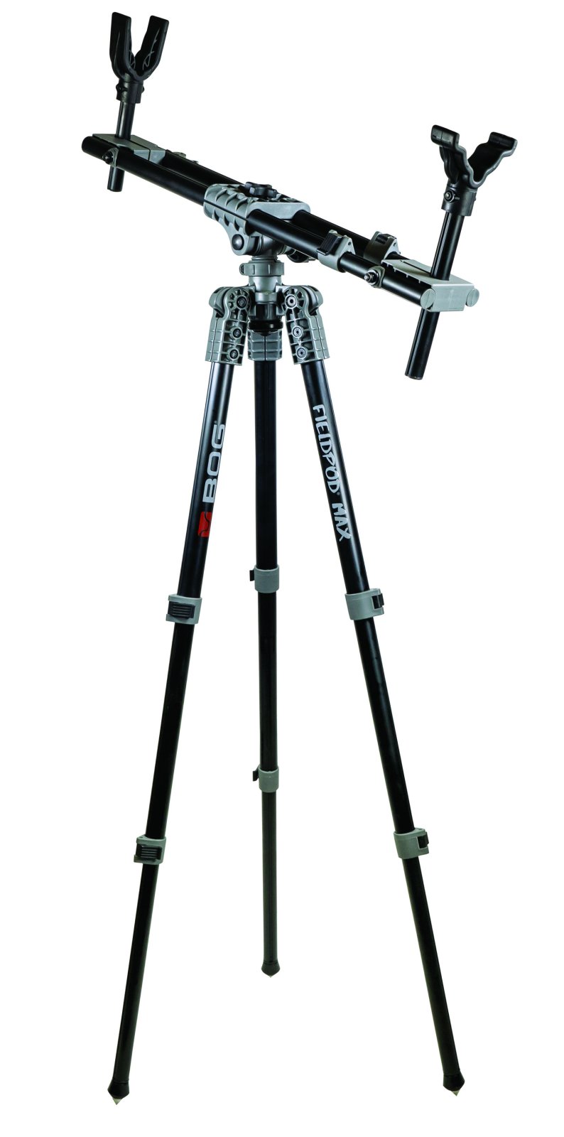 Bog-Pod FieldPod Max Tripod: Lightweight Aluminum, Adjustable 20-48 Inches, Tension-Controlled Tilt, Spike Feet, Carry Strap Included - Bog-Pod