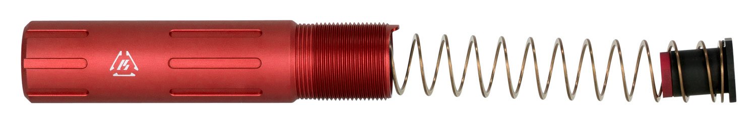 Strike Industries ARSPRESLICKRED Pistol Buffer Tube 7075-T6 Aluminum Red - Strike Industries - BUFFER TUBE
