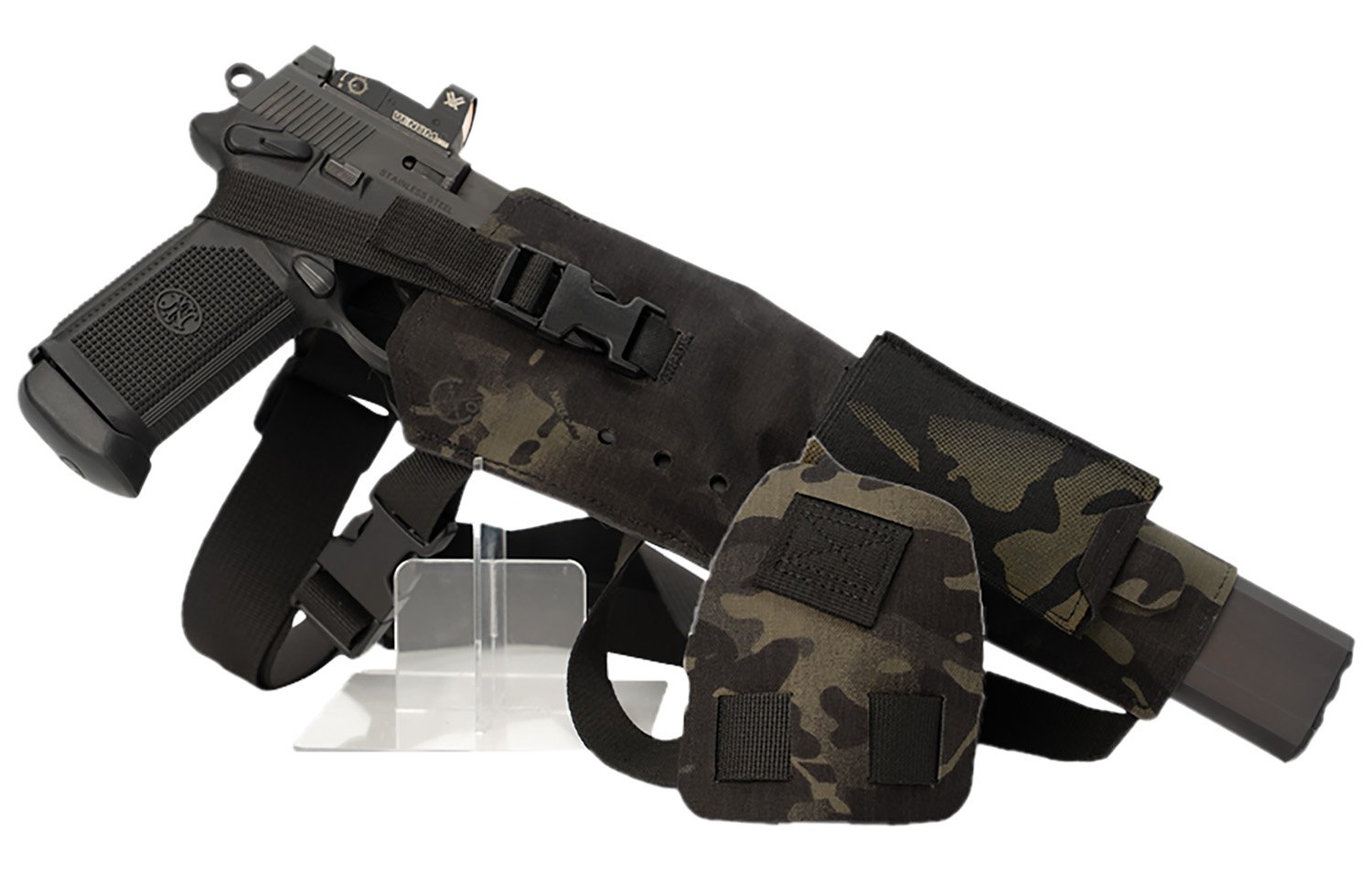 Buy Cole-tac VWX110 Varmint Wrangler XL Pistol Holder Chest MultiCam Black Left Hand online