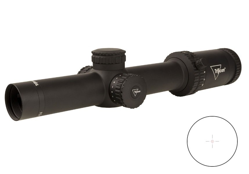 Trijicon CREDO 1-6x24 FFP Rifle Scope Red MRAD Segment Circle Matte Finish - Trijicon
