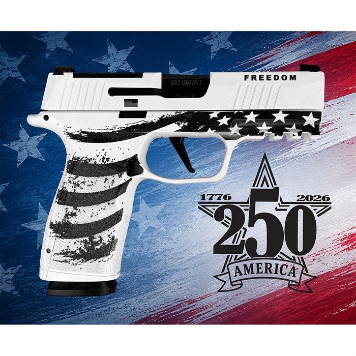 SIG SAUER, INC. P365 XMACRO 9MM 3.7'' BBL (2)17RD MAG 250TH ANNIVERSARY