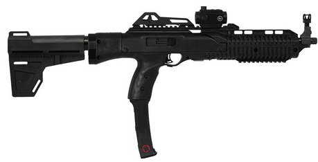 Hi-Point 995P 9mm 13.25" TB Brace Red Dot 2 Redball Mags Black