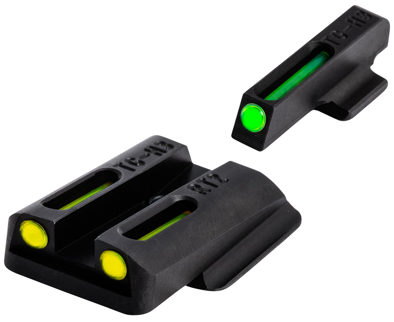 Buy TruGlo TGTG131RT2Y Fiber Optic Sight Set Ruger LC9 9S 380 Steel Black Nitri online