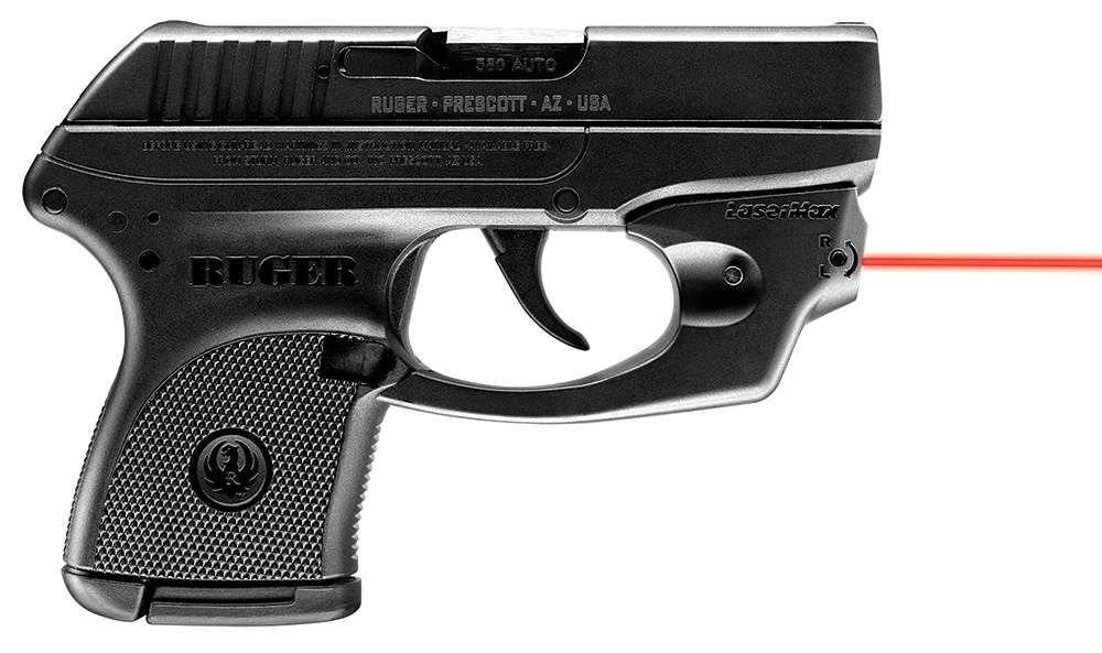 LaserMax CFLCP Ruger LCP Red Laser Sight 650nM 5mW Black - LaserMax - 0.63" AT 20 YARDS